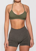 MINIMAL SPORTS BRA - OLIVE GREEN