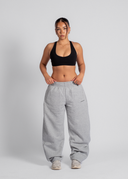 MOTION WIDE LEG SWEATPANTS - GREY