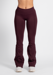 SCULPT SCRUNCH FLARES - ESPRESSO