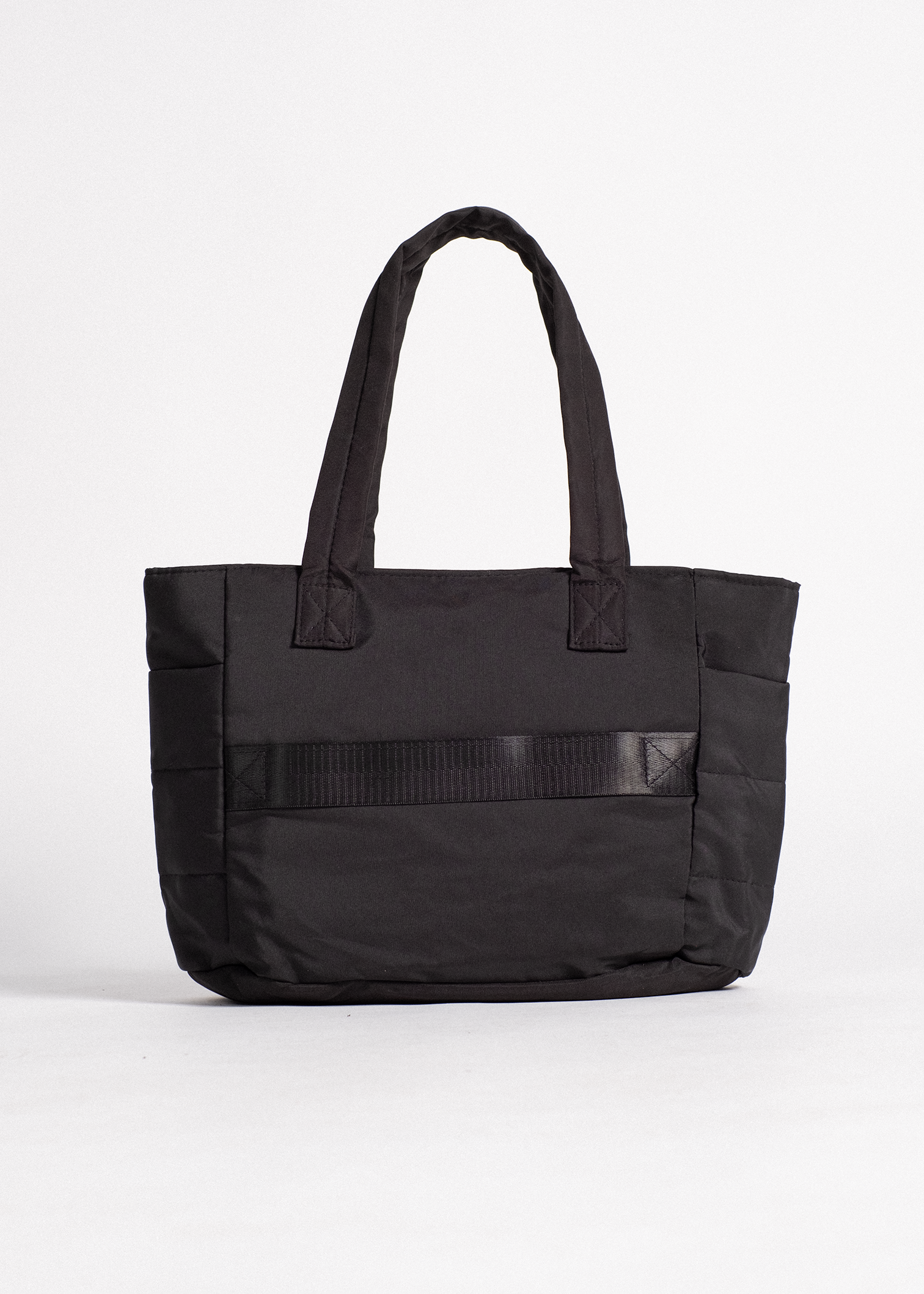 PADDED TOTE BAG - BLACK
