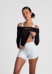 FORM OFF SHOULDER LONG SLEEVE - BLACK