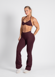 SCULPT SCRUNCH FLARES - ESPRESSO
