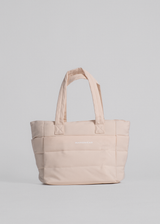 PADDED TOTE BAG - BEIGE