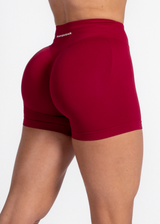 SCULPT SCRUNCH BUM SHORTS - BERRY