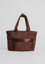 PADDED TOTE BAG - BROWN