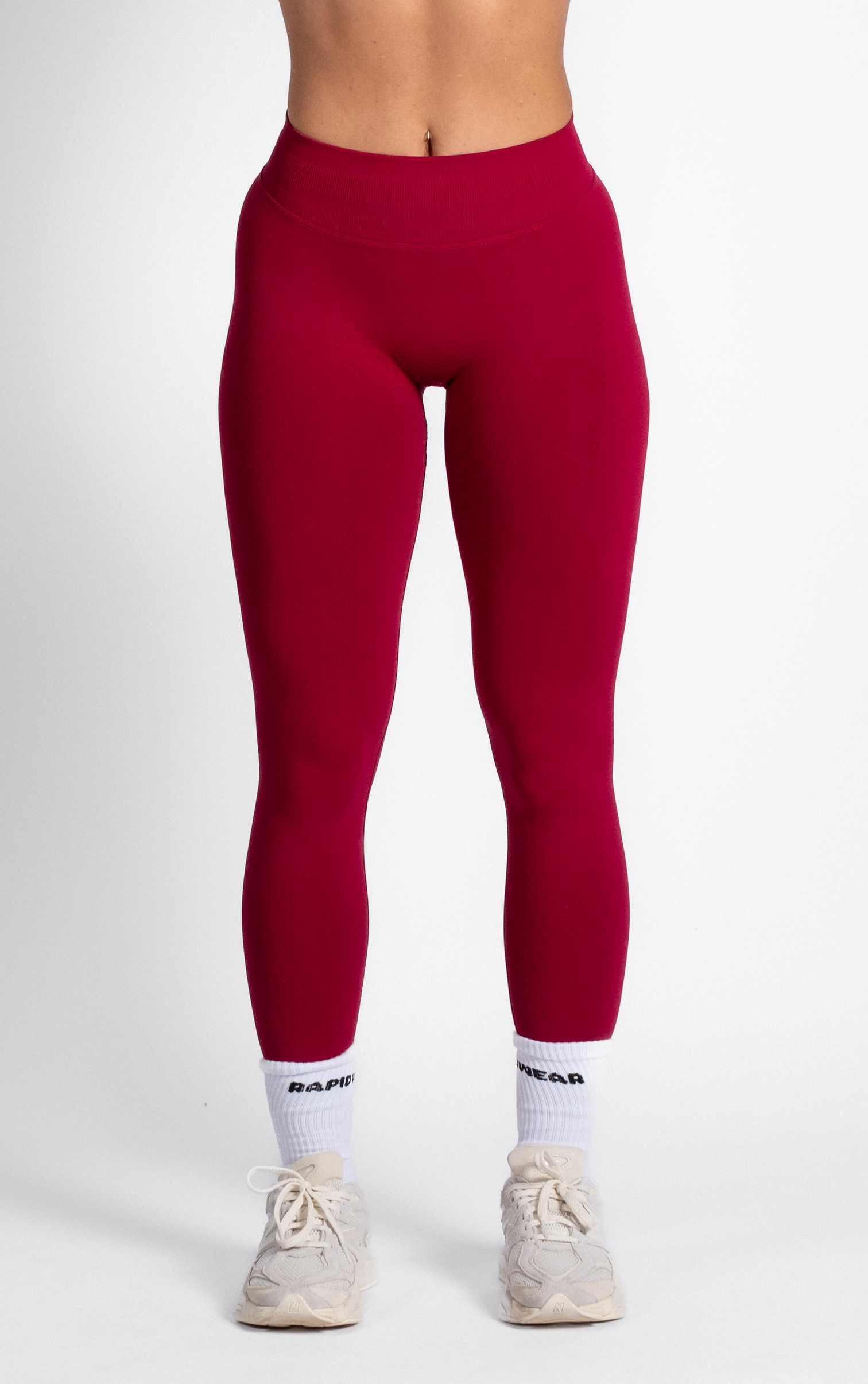 SCULPT SCRUNCH BUM LEGGINGS - BERRY