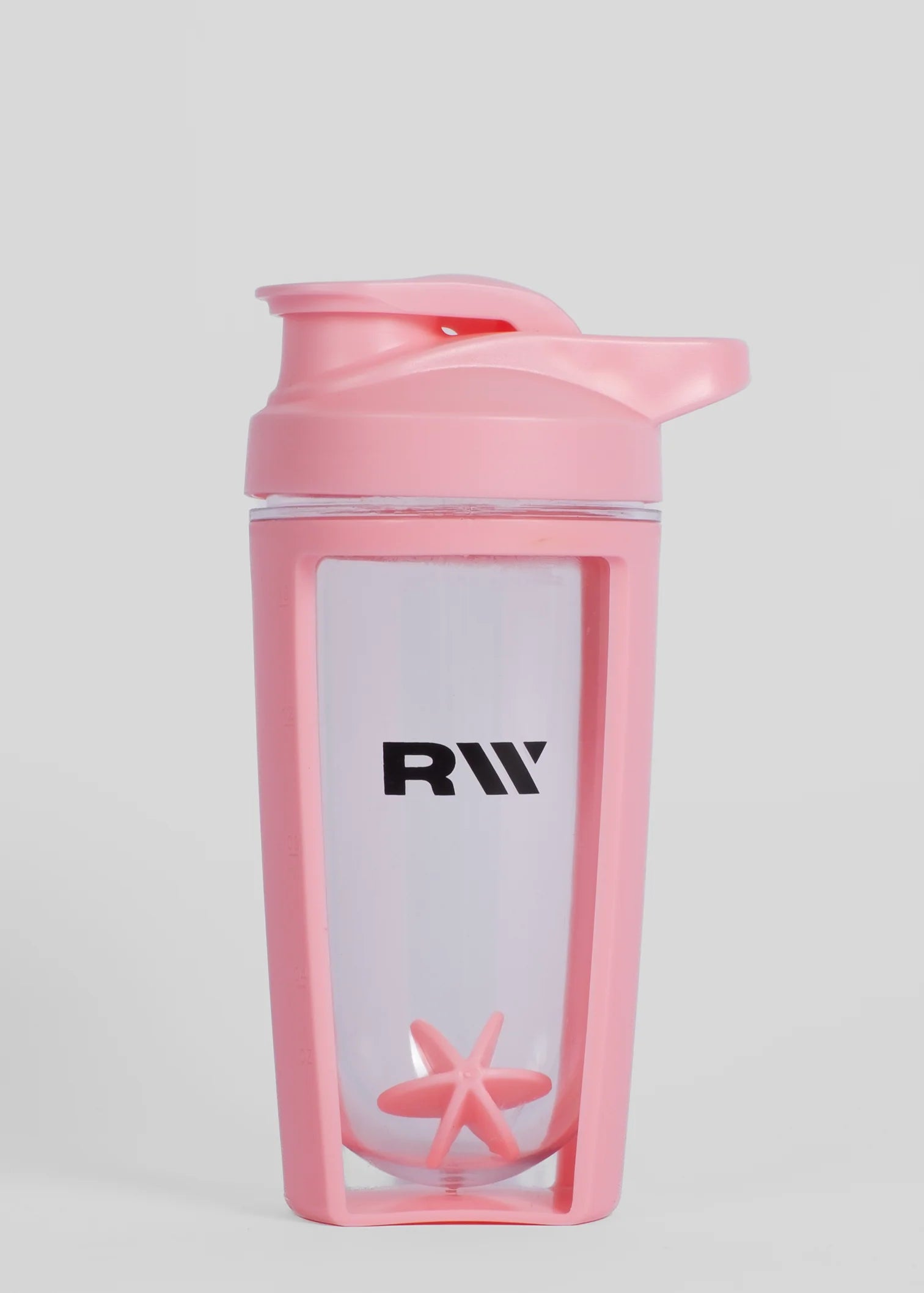 500ml CLEAR SHAKER - PINK