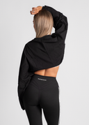 CROPPED SWEATER - BLACK