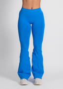 SCULPT SCRUNCH FLARES - ELECTRIC BLUE