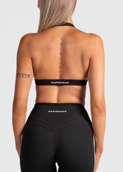 FORM HALTER BRA - BLACK