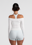 FORM OFF SHOULDER LONG SLEEVE - WHITE
