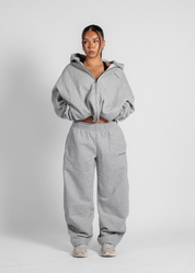 MOTION ZIP HOODIE - GREY