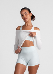 FORM OFF SHOULDER LONG SLEEVE - WHITE