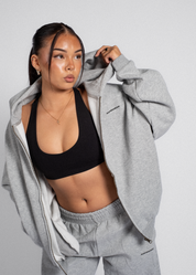 MOTION ZIP HOODIE - GREY