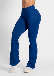 SCULPT SCRUNCH FLARES - DEEP BLUE