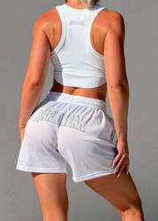 FIGHTER SHORTS - WHITE