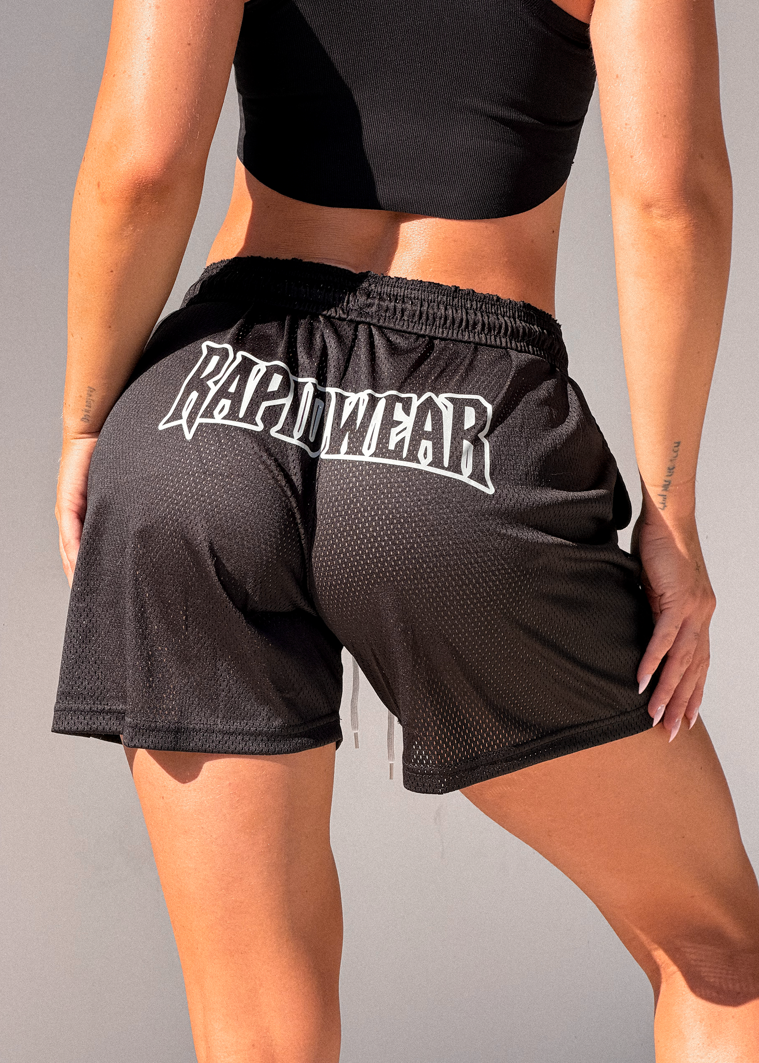 FIGHTER SHORTS - BLACK