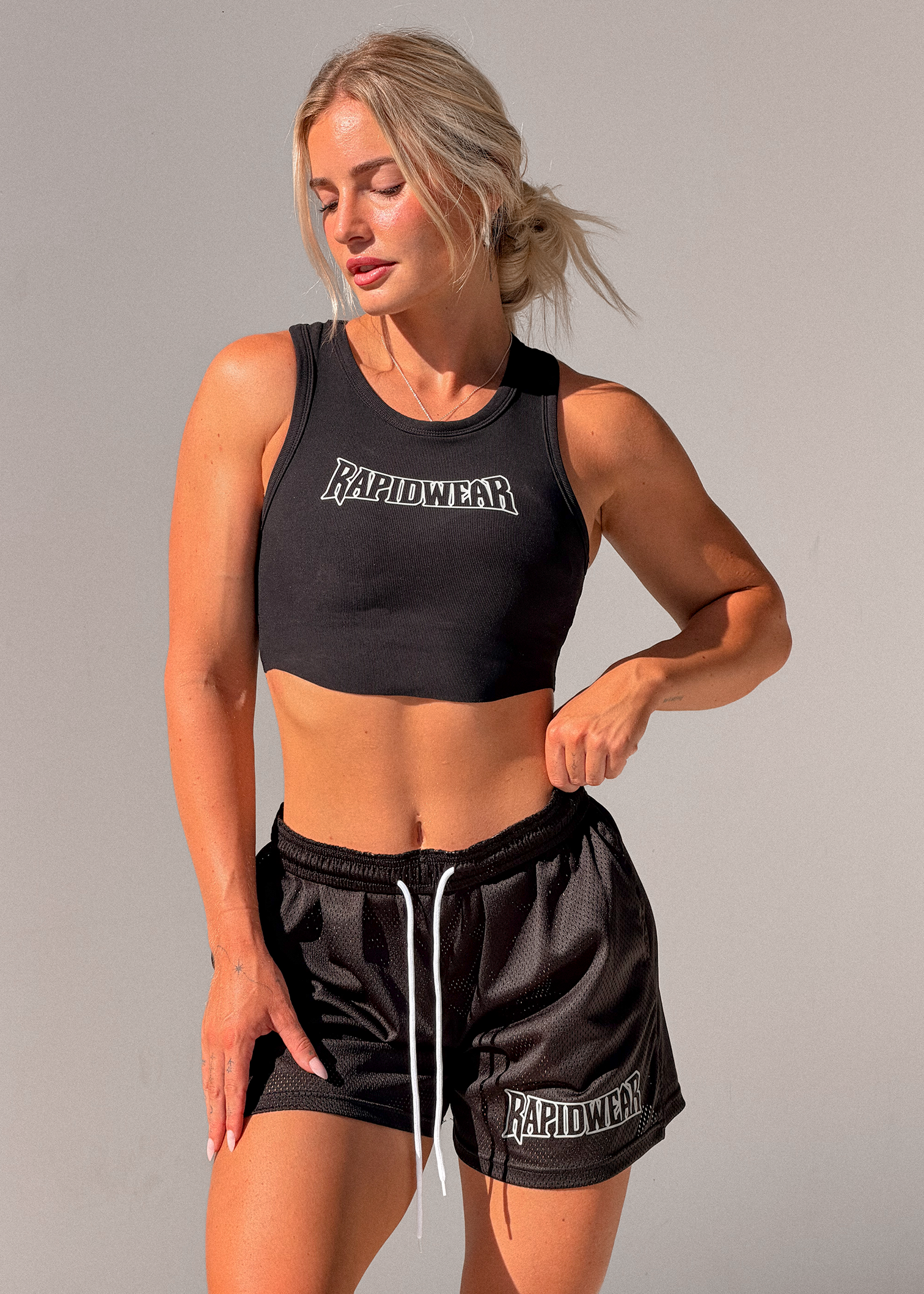 FIGHTER SHORTS - BLACK