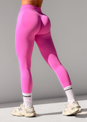 BALANCE SCRUNCH BUM LEGGINGS - BARBIE PINK