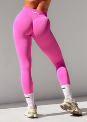 BALANCE SCRUNCH BUM LEGGINGS - BARBIE PINK