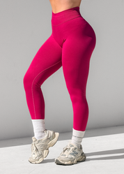 BALANCE SCRUNCH BUM LEGGINGS - BERRY
