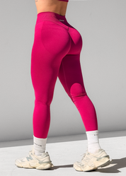 BALANCE SCRUNCH BUM LEGGINGS - BERRY